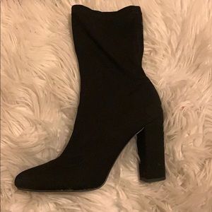 Black ankle boots